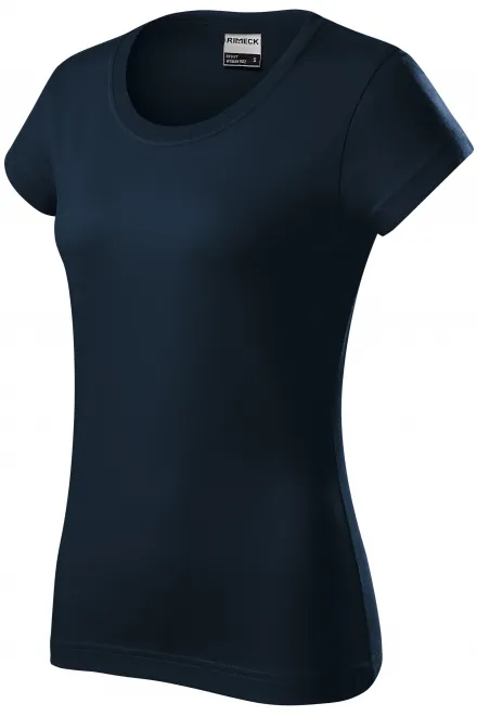 Trpežna ženska majica v težki kategoriji, temno modra