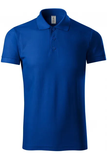 Udobna moška polo majica - kraljevsko modra, 3XL
