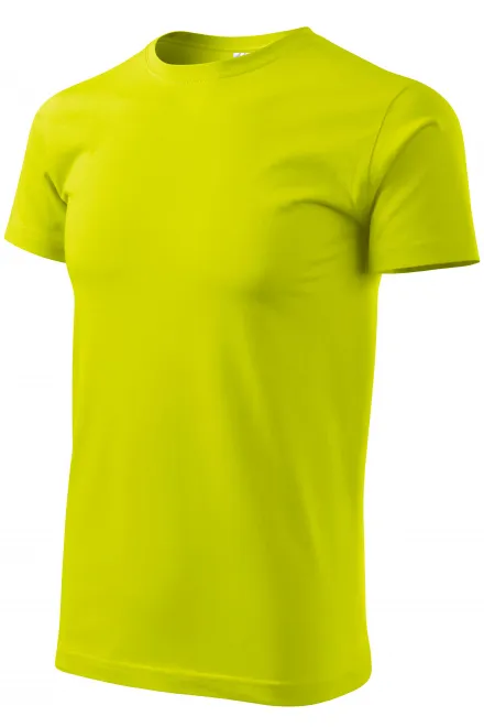 Uniseks majica z večjo težo, apno zelena