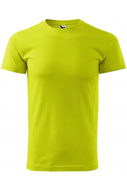 Uniseks majica z večjo težo - apno zelena, XL