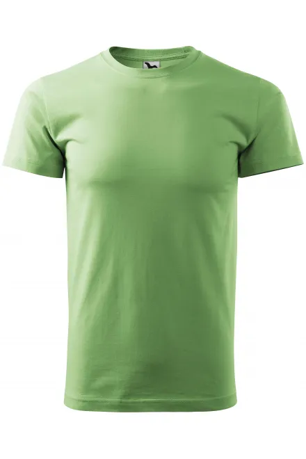 Uniseks majica z večjo težo - grahova zelena, XL