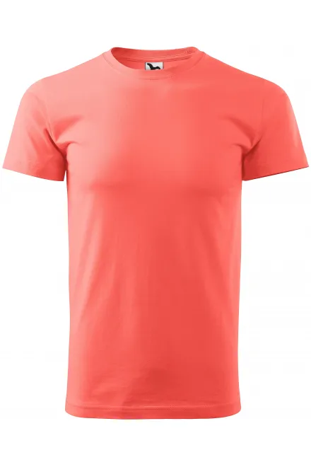 Uniseks majica z večjo težo - korale, XL