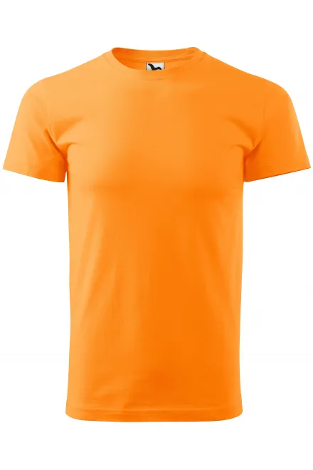 Uniseks majica z večjo težo - mandarina, XL