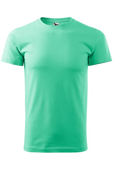 Uniseks majica z večjo težo - mint, XL