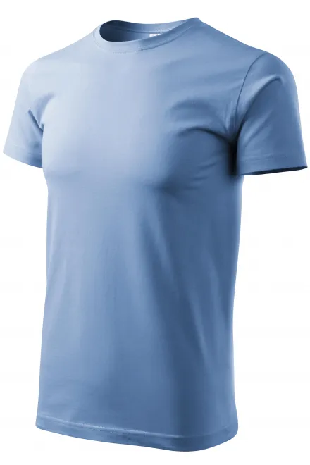 Uniseks majica z večjo težo, modro nebo