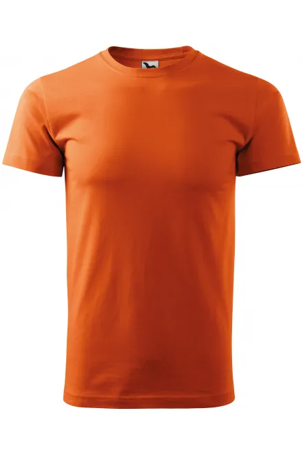 Uniseks majica z večjo težo - oranžna, XL