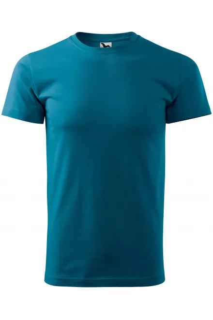 Uniseks majica z večjo težo - petrol blue, XL