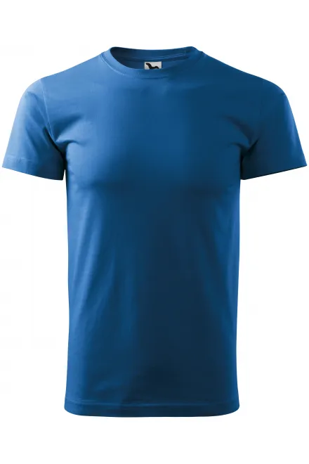 Uniseks majica z večjo težo - svetlo modra, XL