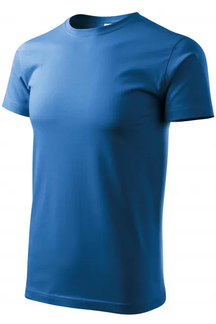 Uniseks majica z večjo težo, svetlo modra