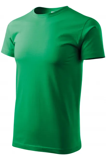 Uniseks majica z večjo težo, travnato zelena