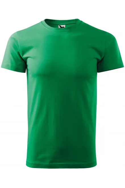 Uniseks majica z večjo težo - travnato zelena, XL