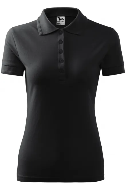 Ženska elegantna polo majica - ebony siva, S