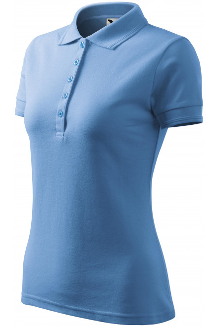Ženska elegantna polo majica, modro nebo