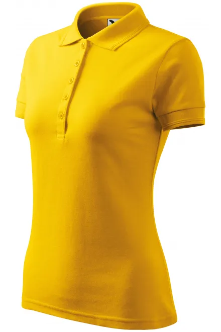 Ženska elegantna polo majica, rumena