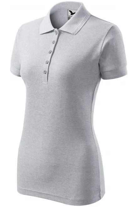 Ženska elegantna polo majica, svetlo siv marmor