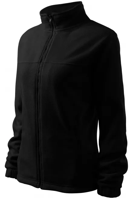 Ženska jakna iz flisa, črna