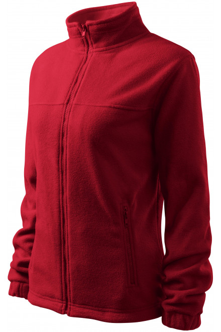 Ženska jakna iz flisa, marlboro rdeča