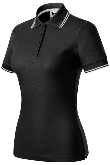 Ženska klasična polo majica, črna