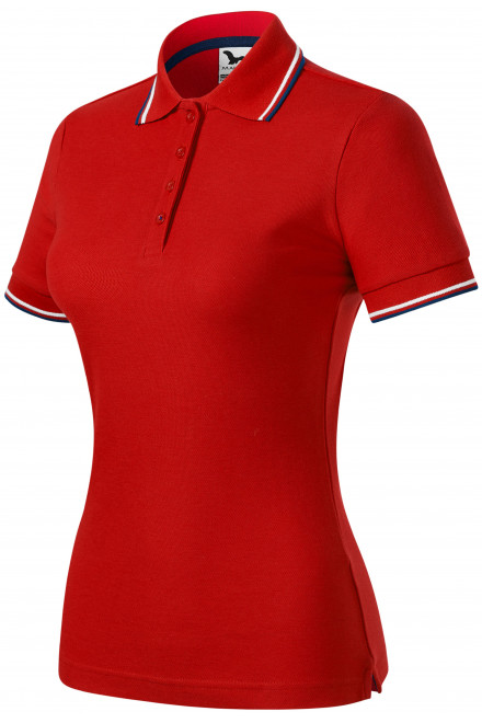 Ženska klasična polo majica, rdeča