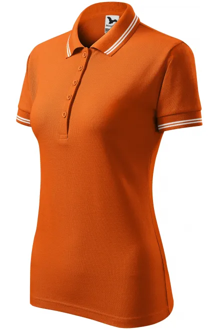 Ženska kontra majica polo, oranžna