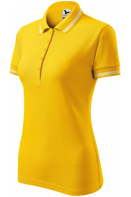 Ženska kontra majica polo, rumena