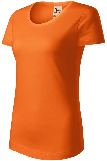 Ženska majica iz organskega bombaža, oranžna