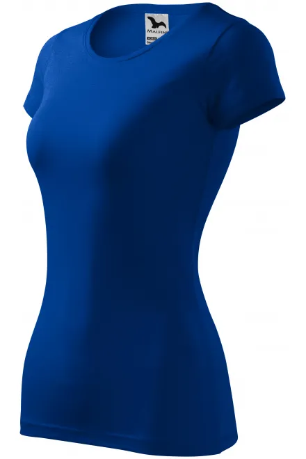Ženska majica slim-fit, kraljevsko modra