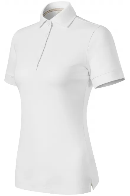 Ženska polo majica iz organskega bombaža, bela