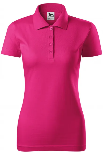 Ženska polo majica slim fit - vijolična, XS