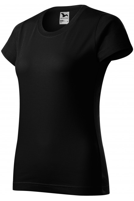 Ženska preprosta majica, črna