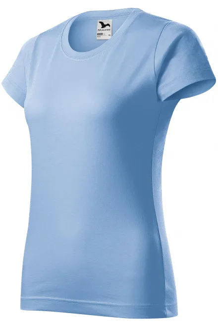 Ženska preprosta majica, modro nebo