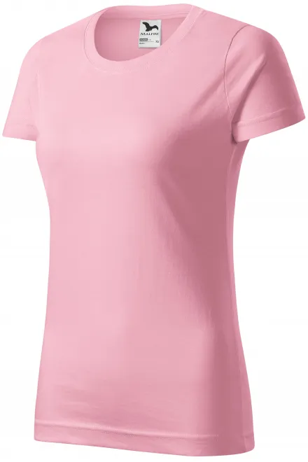 Ženska preprosta majica, roza