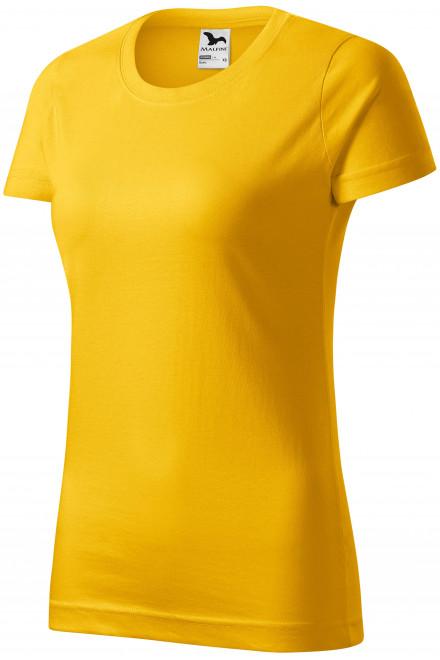 Ženska preprosta majica, rumena