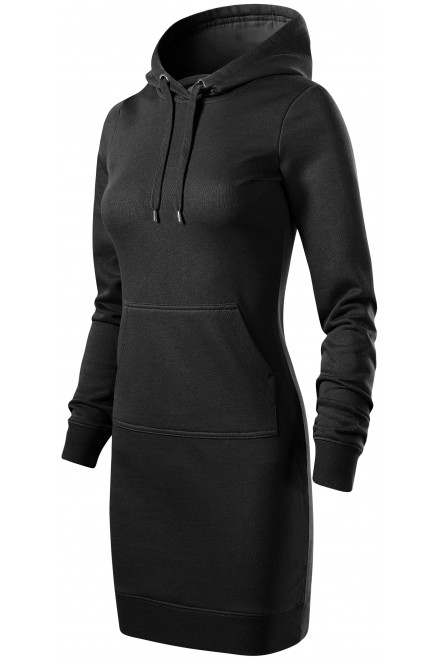 Ženska pulover obleka, črna