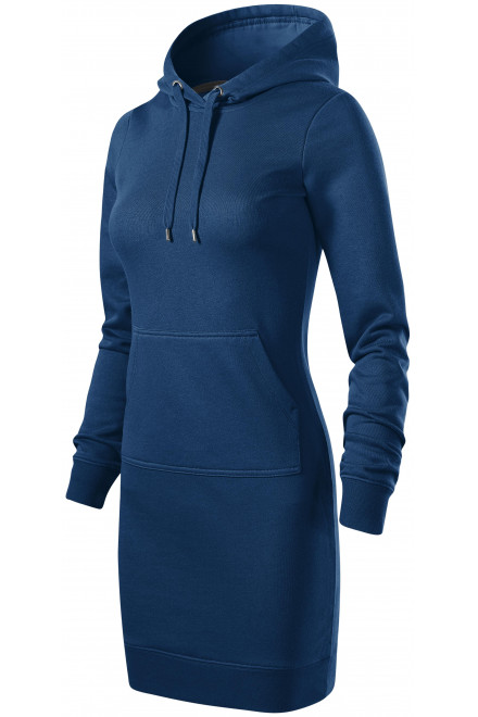 Ženska pulover obleka, polnočna modra