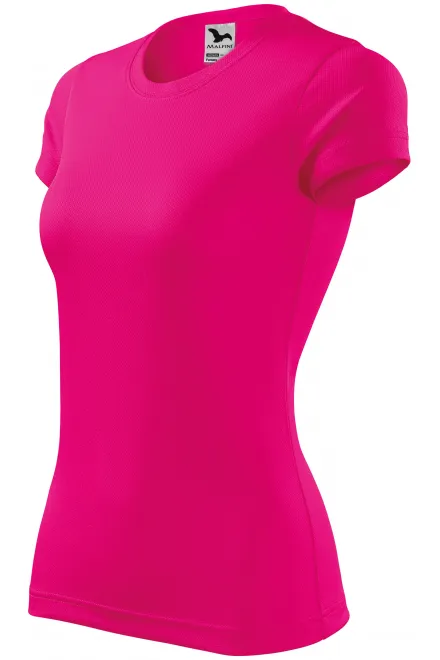 Ženska športna majica, neonsko roza