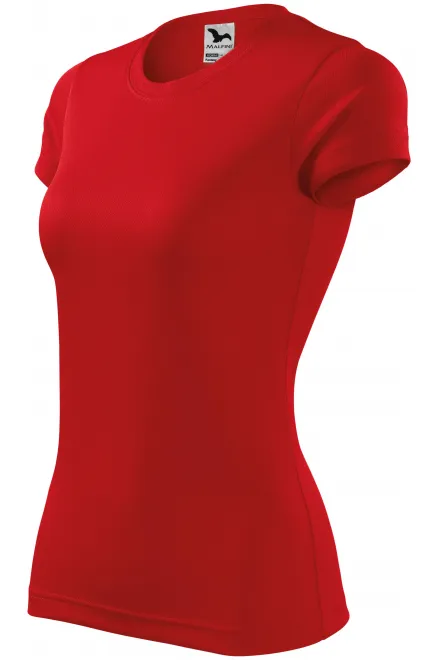 Ženska športna majica, rdeča