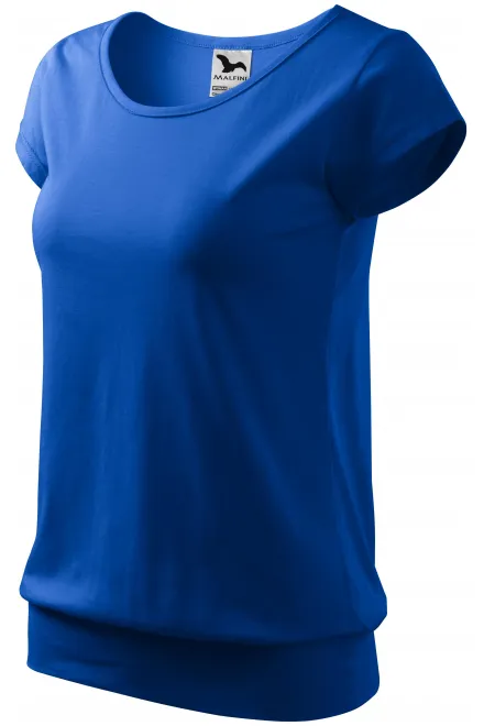 Ženska trendovska majica, kraljevsko modra